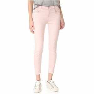 7 For All Mankind Pink Ankle Skinny Jeans